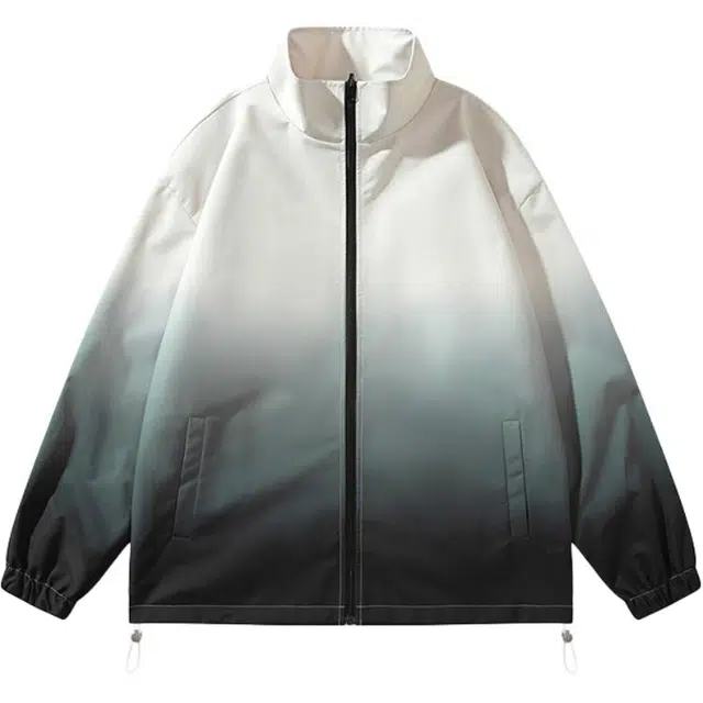 奇迹街区 潮牌日系运动立领秋季街头宽松百搭夹克外套 男女同款