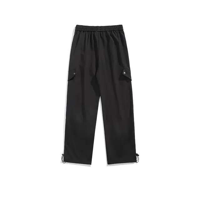 欧路得 户外潮牌百搭美式高街机能子复古宽松运动长裤休闲裤 男款