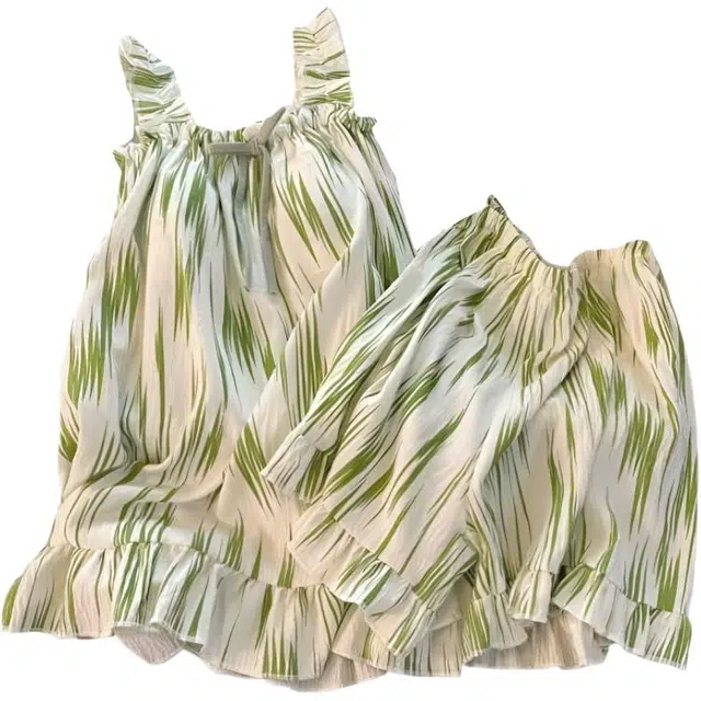 顶瓜瓜 夏季女透气简约休闲风舒适家居服睡衣套装 女款