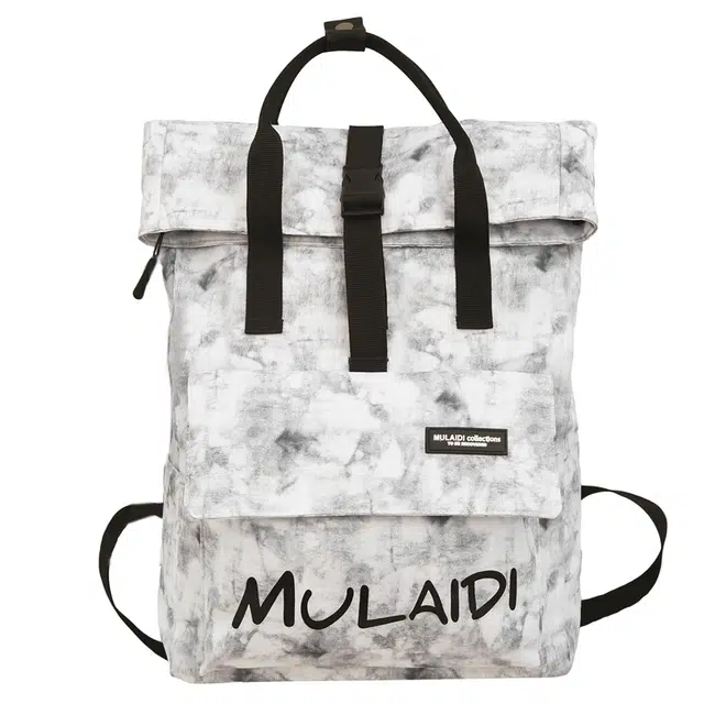 帕克熊 扎染工装风个性设计日常上课通勤运动登山露营轻盈舒适休闲百搭书包 尼龙 双肩包 男女同款情侣款 多色