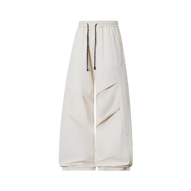 金盾 春秋季工装裤运动裤伞兵裤美式潮流褶皱宽松休闲裤 男款