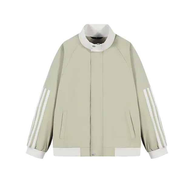 奇迹街区 潮牌立领工装飞行员拉链设计感棒球服夹克外套 男女同款