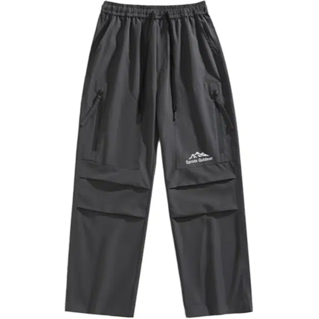 金盾 春秋季男士长裤百搭户外潮流直筒宽松休闲裤 男款