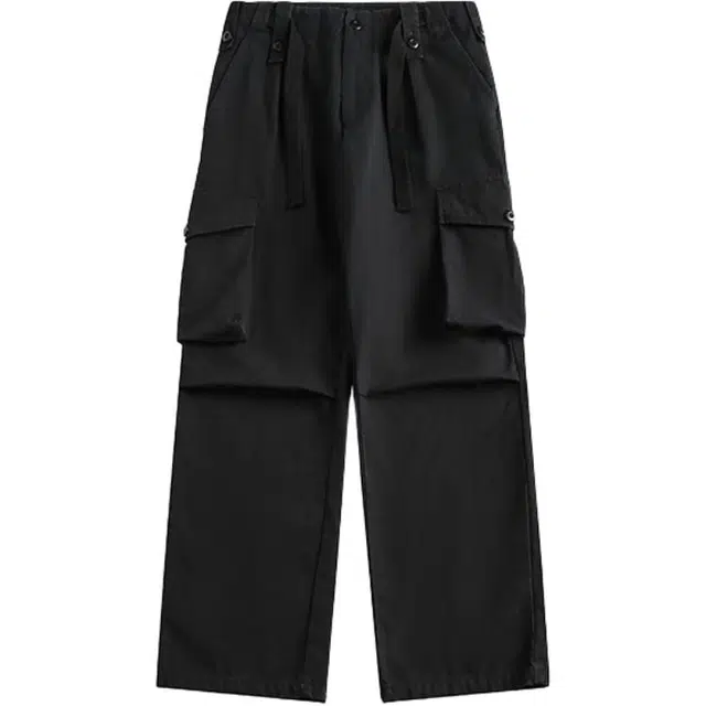 奇迹街区 日系复古直筒潮牌宽松百搭简约休闲裤 男女同款