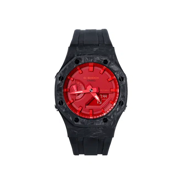 CASIO GA-2100-4A Modified Red Dial