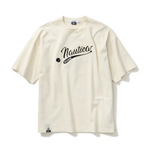 nautica white sail Reebok logoT
