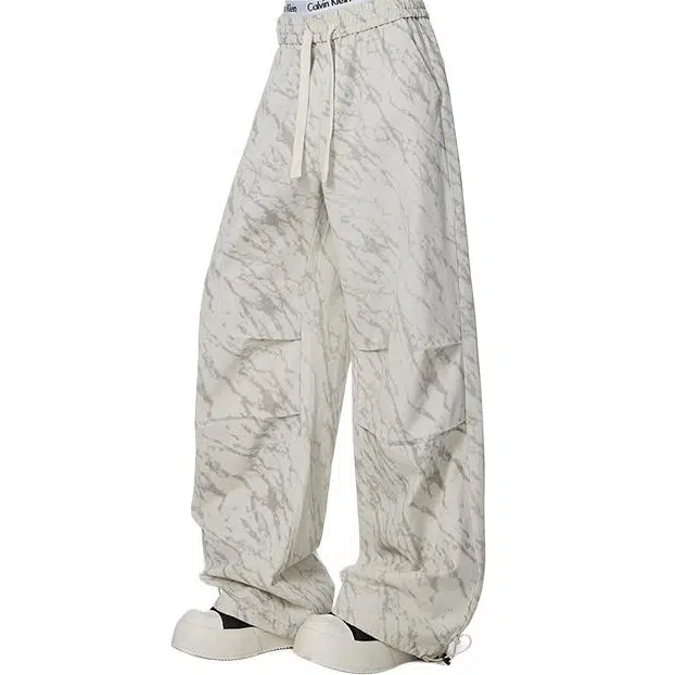 金盾 阔腿裤潮流美式宽松直筒长裤休闲裤 男女同款