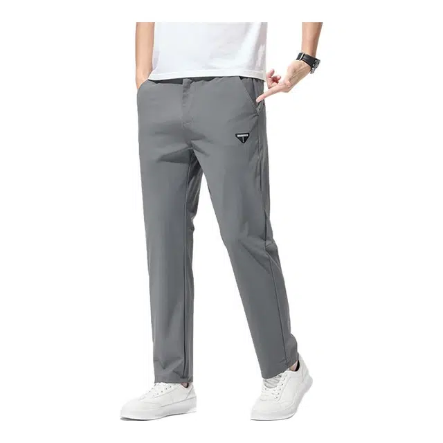 金盾 舒适冰丝裤速干宽松舒适显高休闲裤 男款