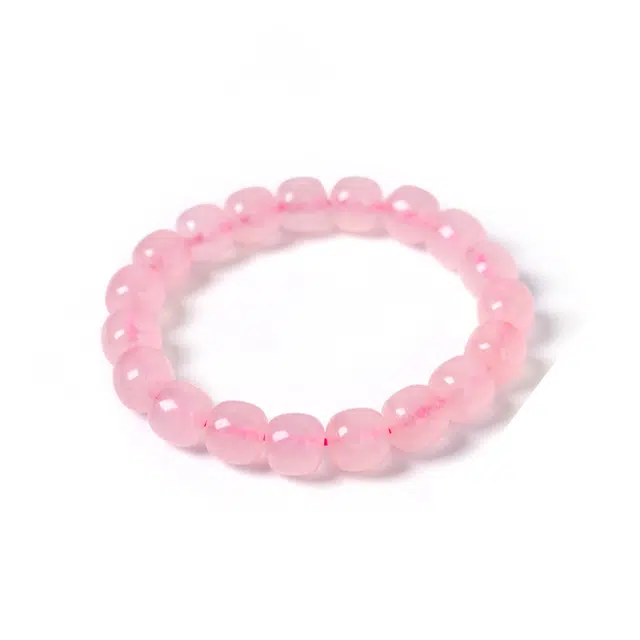 【匠心手作 粉黛佳人】 灵菲 精品级果冻粉晶苹果珠 新中式可爱显白百搭招桃花路路通转运珠 #好运招财平安礼盒天然 粉水晶 手串 女款