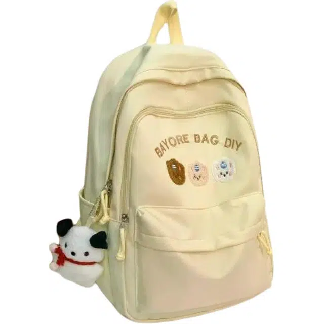 米囹 女生初中生书包小学生背包 大容量轻便 学生男女孩双肩包 常规 无配色