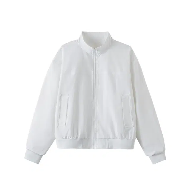 金盾 拉链纯色上衣百搭夹克外套 男款