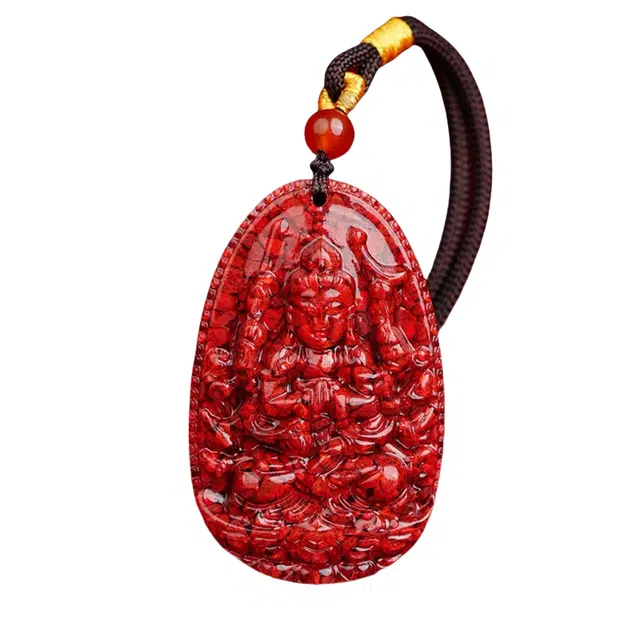 茂琼 简约 时尚八大守护神十二生肖小众百搭高级感#好运 朱砂 项链 男女同款情侣款