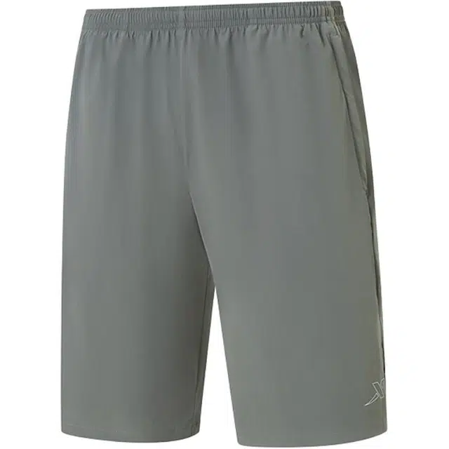 特步 跑步系列 中腰柔软舒适运动五分休闲短裤 男款