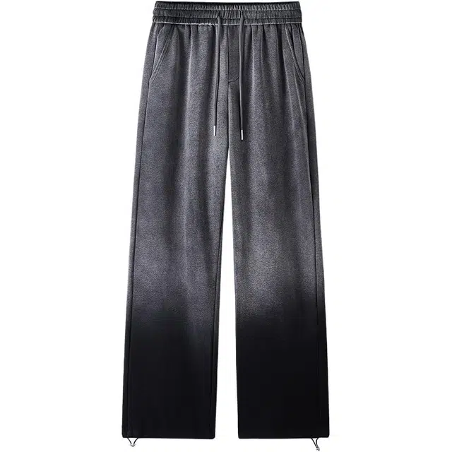 金盾 男垂感阔腿裤卫裤百搭潮流舒适渐变宽松休闲裤 男款