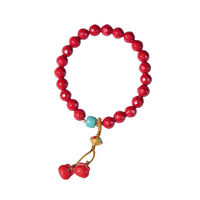 茂琼 福气满满 精品高含量帝王砂千面福袋小众百搭高级感#好运 朱砂 手串 男女同款情侣款