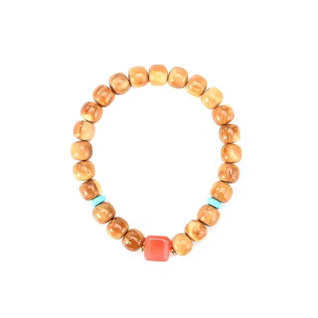 天纵 精品小方糖招财纳福转运佛珠文玩高级复古国风好运满满 库克 手串 男女同款情侣款