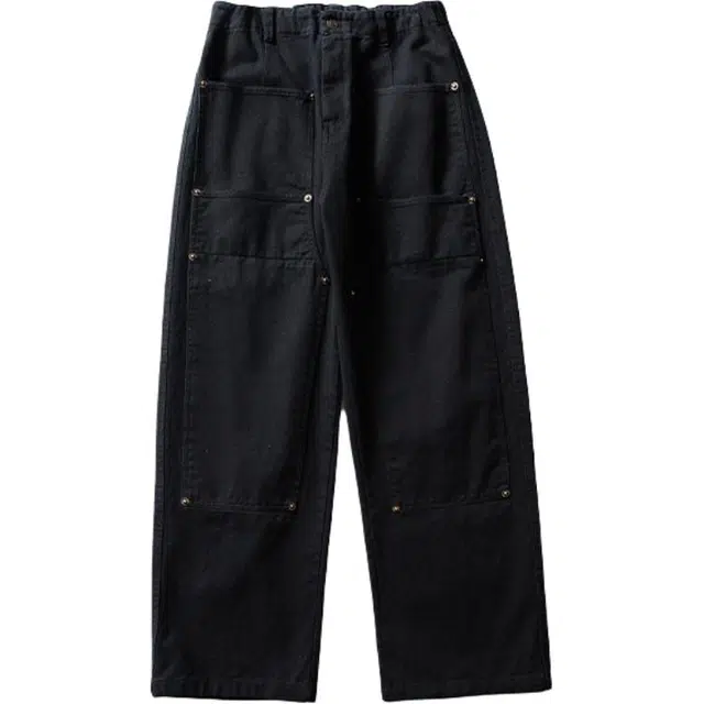 奇迹街区 日系复古直筒潮牌宽松长裤百搭时尚休闲裤 男女同款