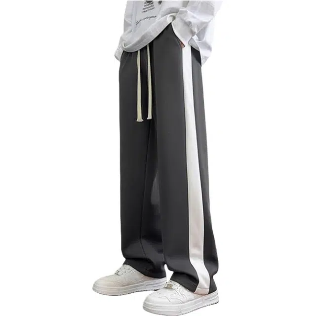 金盾 美式潮牌春秋条纹裤休闲裤 男款