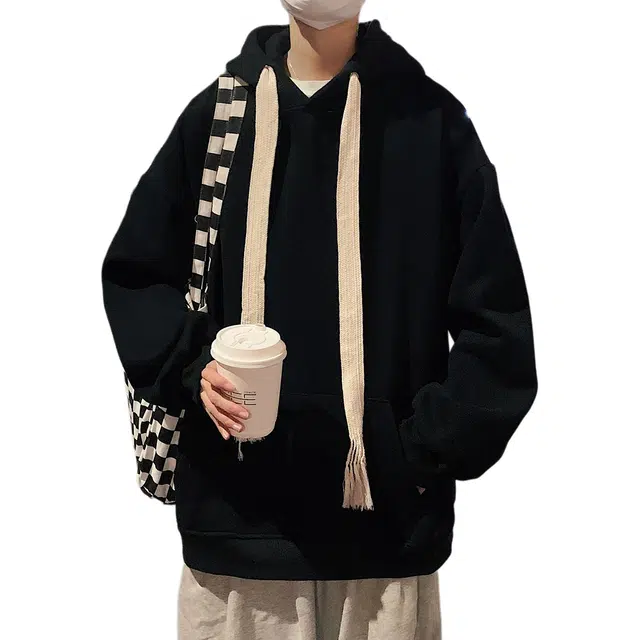 金盾 重磅外套休闲刺绣宽松连帽卫衣 男款