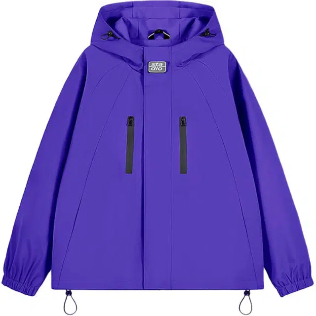 奇迹街区 日系街头连帽潮牌宽松防风机能长袖夹克外套 男女同款