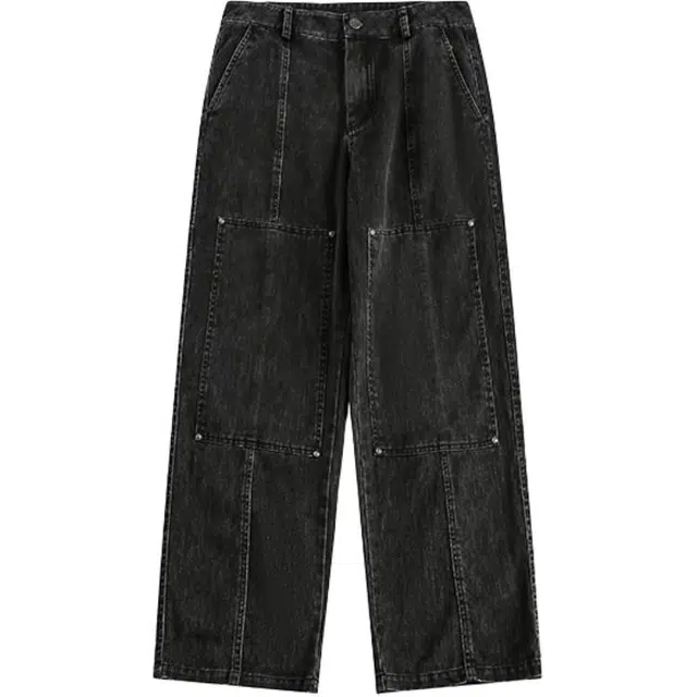 奇迹街区 日系复古直筒潮牌宽松百搭休闲裤 男女同款