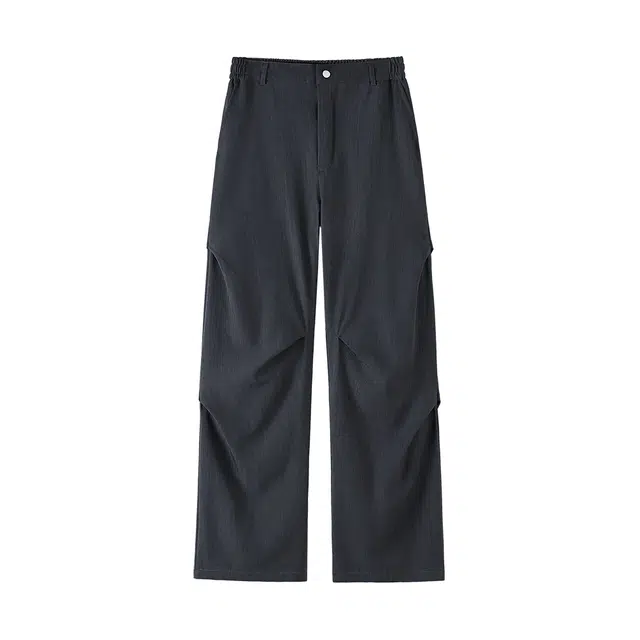 金盾 垂感西裤美式立体压褶微喇百搭休闲裤 男女同款