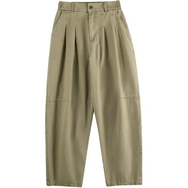 奇迹街区 日系复古直筒潮牌宽松阔腿百搭长裤休闲裤 男女同款