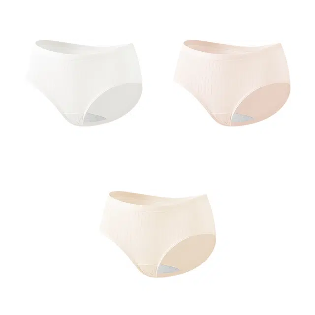 芭芭鸭 基础中腰版型简约百搭设计透气舒适女生内裤青少年款