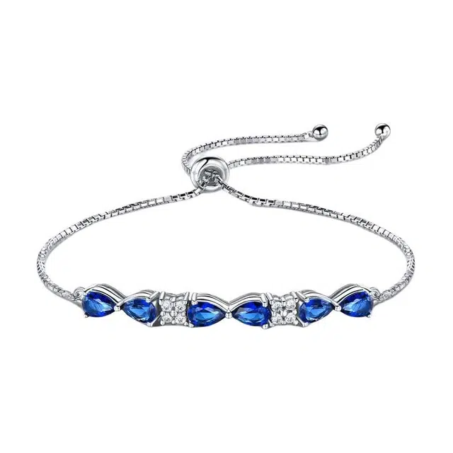 老冯记银楼 欧美流行彩色 铜镀金 锆石 手链 女款