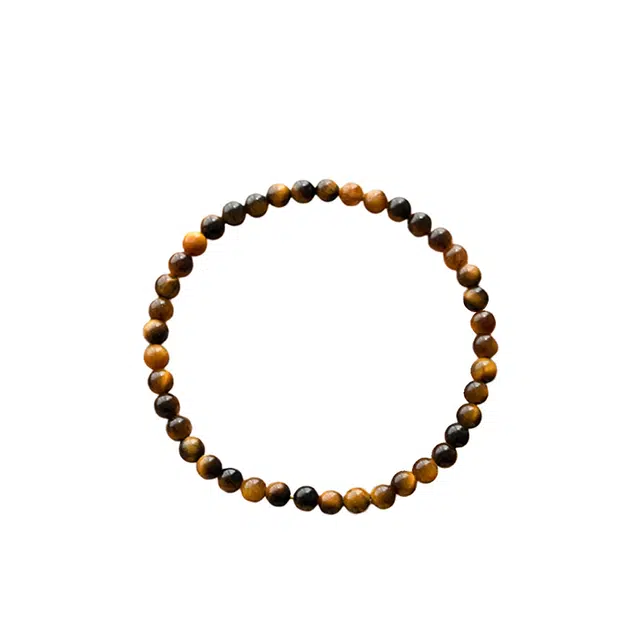 宣华意 国潮新中式精致时尚小众高级感招财转运#好运 单圈 虎眼石 手串 男女同款情侣款