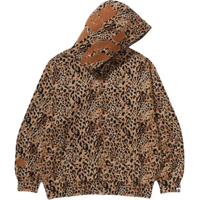 A Bathing Ape Wild Cheetah FW25 Shark Hoodie