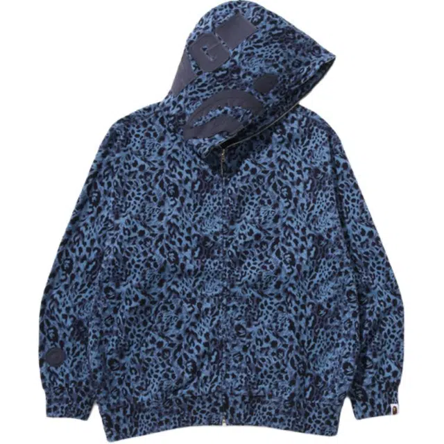 A Bathing Ape Wild Cheetah FW25 Shark Hoodie