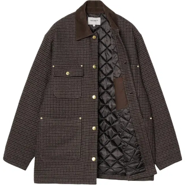 Carhartt WIP FW25 Lowis Houndstooth Chore Coat