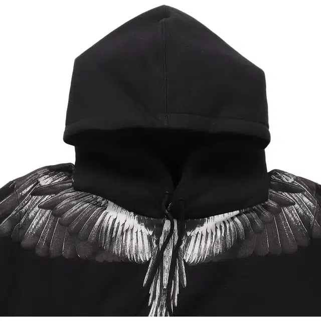 Marcelo Burlon Wings Hoodie Black