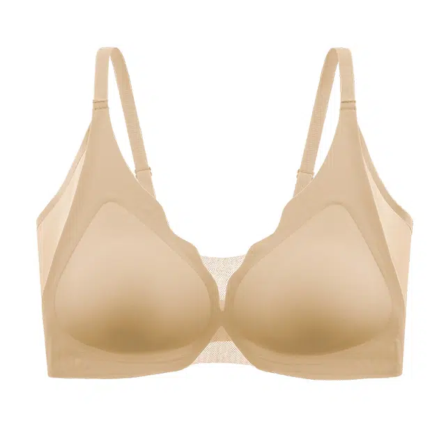 二三二三 亲肤柔软无痕舒适透气吸汗聚拢防下垂侧收副乳美背简约百搭文胸 女款