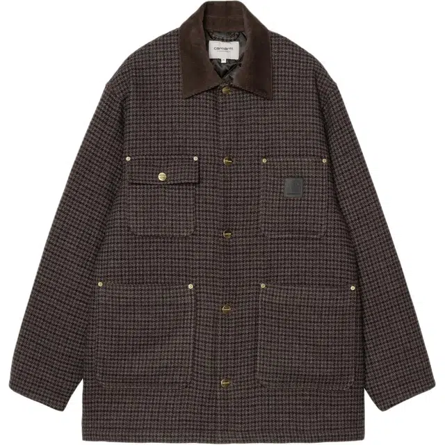 Carhartt WIP FW25 Lowis Houndstooth Chore Coat