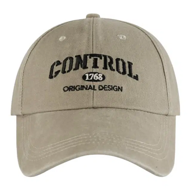 浪莎 美式做旧英文字母刺绣百搭 棉 鸭舌帽 男女同款情侣款