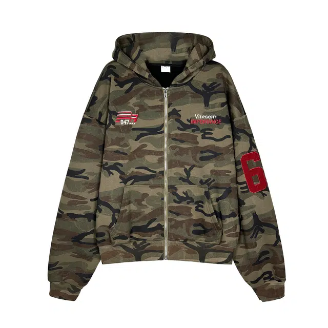 寻星记 加绒加厚美式复古韩版学院风连帽长袖上衣外套卫衣 男女同款