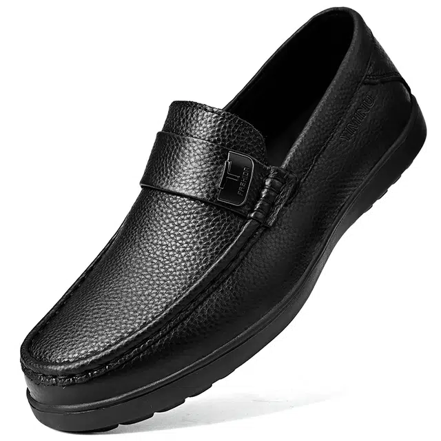 依米奴 真皮质感 商务正装  高颜值 时尚潮流 脚感舒适 低调百搭 日常通勤 轻便透气 职场会议 简约帅气 柔软  休闲鞋 男款