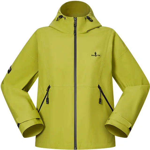 比音勒芬 朝气蓬勃突显舒适百搭时尚大气气质都市质感基础中秋福气满满显瘦秋季宽松连帽纯色截短外套 女款