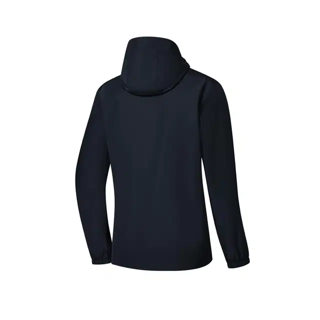 鸿星尔克 综训系列 纯色拉链百搭连帽休闲加厚风衣 男款