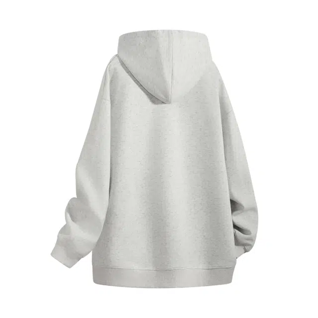 吾皇猫 简约纯色卡通动漫潮牌创意趣味字母印花百搭时尚宽松舒适打底长袖卫衣 男女同款