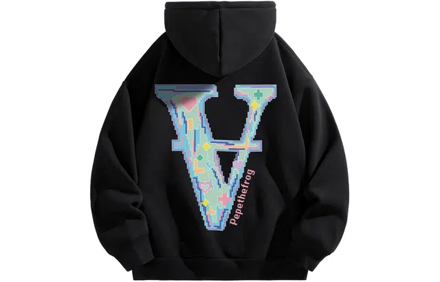 Pepe the Frog Pixel Logo Hoodie