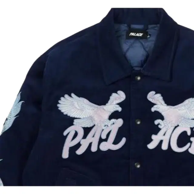 PALACE FW22 Double Dragon Tour Jacket Navy Logo