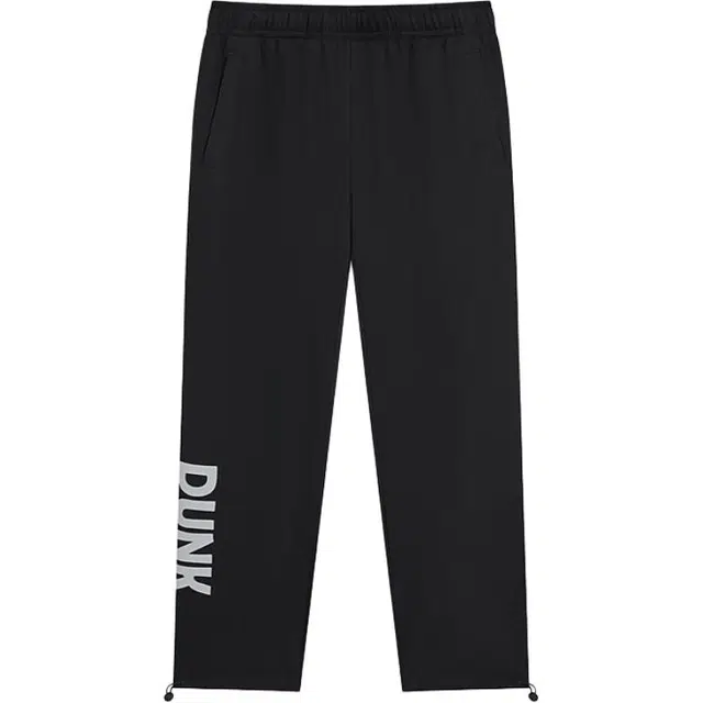 特步 篮球系列 舒适简约休闲中腰直筒宽松针织运动裤 男款