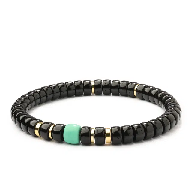 三檀小舍 精工归圆绕指柔文玩盘玩黑金高级轻奢小众高级#好运 椰蒂 手串 男女同款情侣款