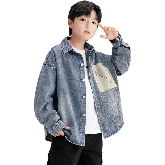 左西夹克 舒适柔软亲肤耐磨 中小童