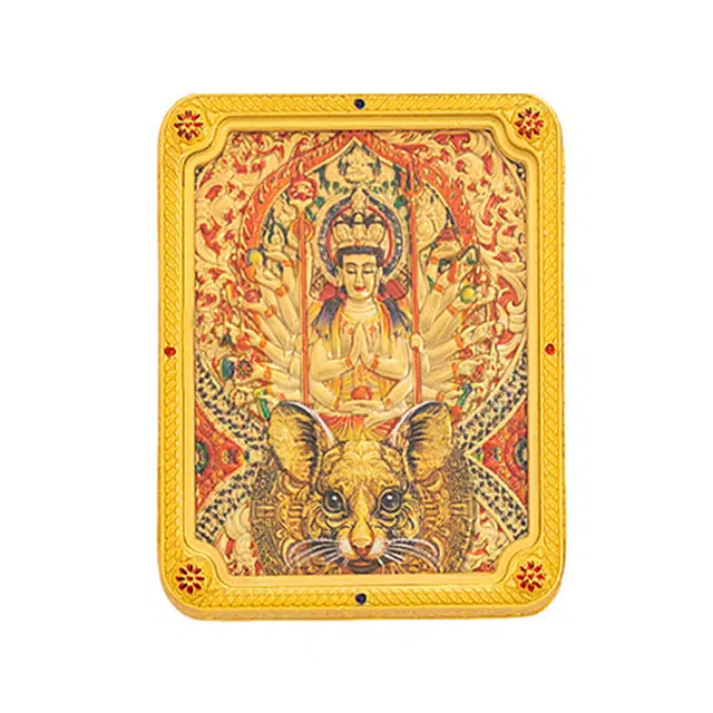 【正财偏财滚滚来】 千桐 诸事顺利 新中式国潮复古唐卡  光速上岸#好运 合金 挂件 男女同款情侣款