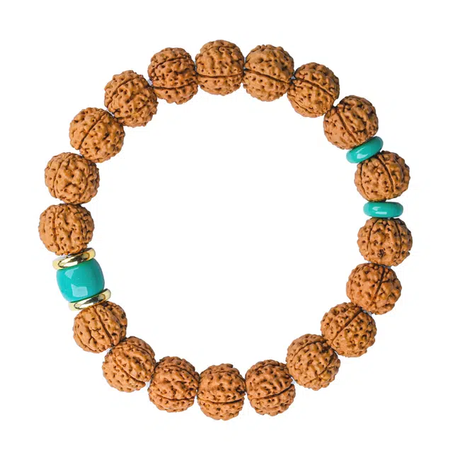 嫒柯 国潮新中式百搭轻奢简约高级设计感素雅美观万事顺遂事事如意盘玩文玩复古风文艺风转运#好运 金刚菩提 手串 男女同款情侣款