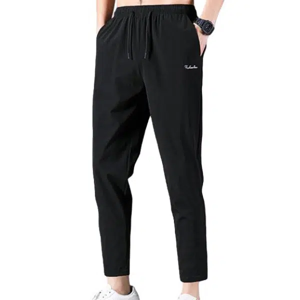 金盾 九分裤百搭束腰速干束脚运动休闲裤 男款